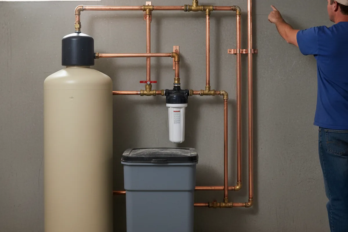 Whole-house water treatment system installed in Bendena